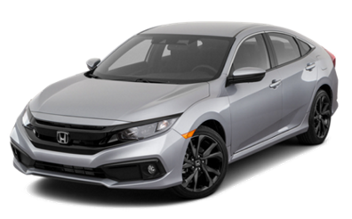 2019 Honda Civic rental car in the Vancouver area